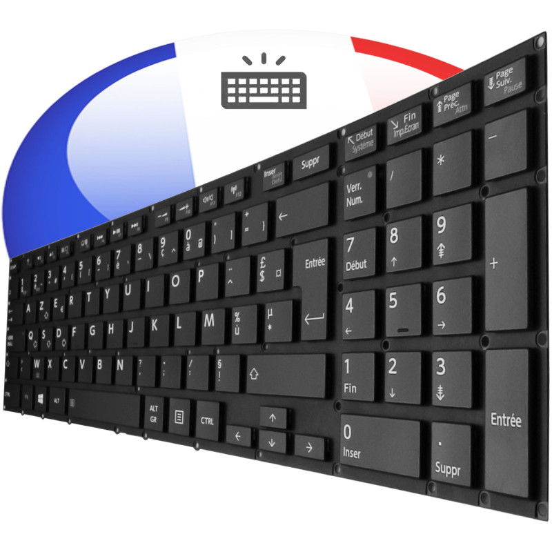 /!\Clavier TOSHIBA Satellite P70-B-10U P70-B-11H P70-B-11N P70-B-11R Original Français Azerty