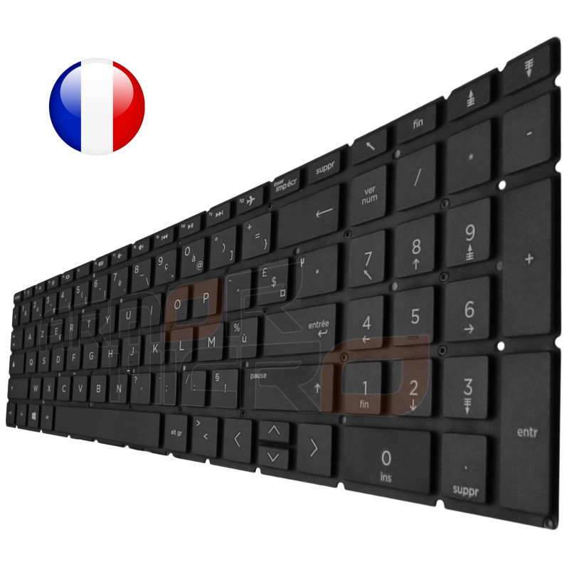Clavier HP Pavilion 15-cs1015nf 15-cs1016nf 15-cs1017nf Français Azerty