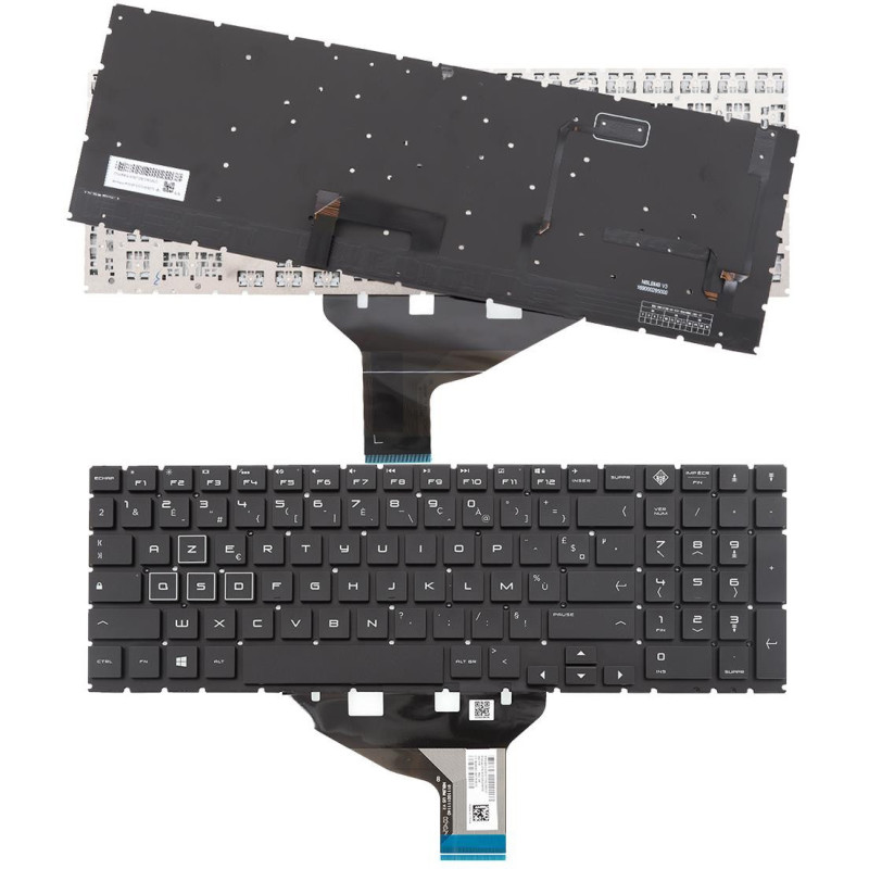 Clavier HP Omen 15-dh1001nf 15-dh1003nf 15-dh1012nf 15-dh1024nf - Original Français Azerty Clavier HP Omen 15-dh1001nf 15-dh1003nf 15-dh1012nf 15-dh1024nf - Original Français Azerty