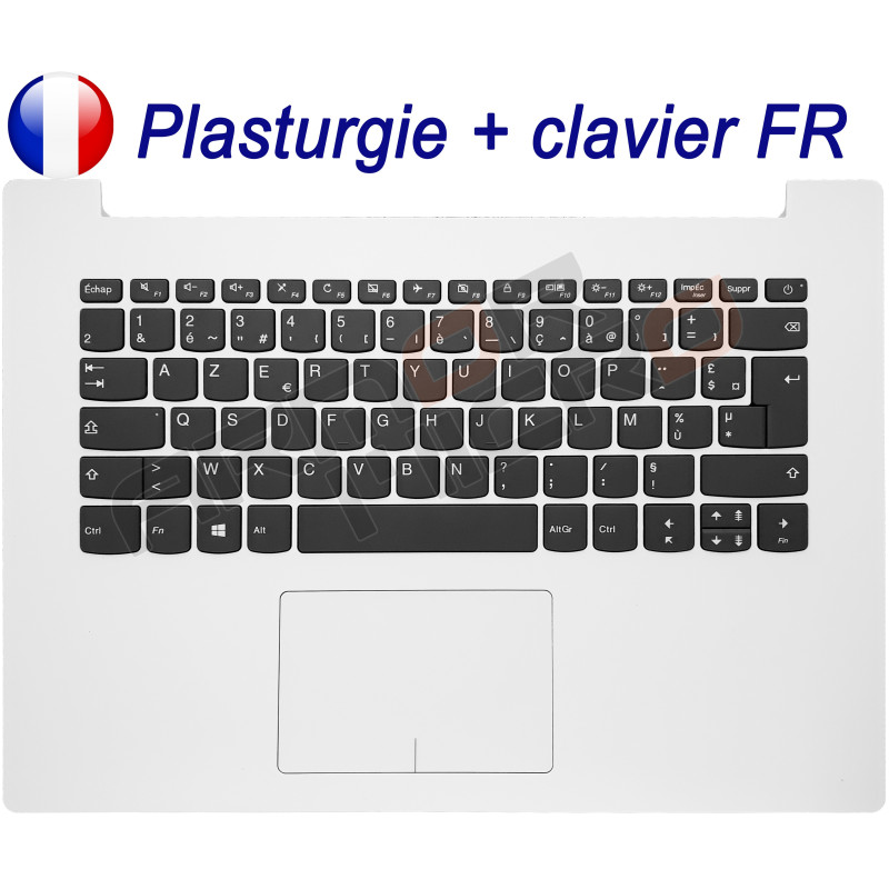 /!\Plasturgie + Clavier FR pour LENOVO IdeaPad 320-14AST 80XU - Original Français Azerty /!\Plasturgie + Clavier FR pour LENOVO IdeaPad 320-14AST 80XU - Original Français Azerty