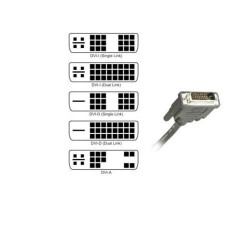 Câble Vidéo DVI-I Mâle vers DVI-I Mâle - Dual Link - 5 mètres