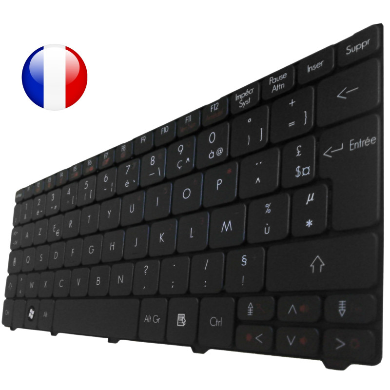 /!\Clavier Packard Bell DOT JMOAEZE6F00010 Original Français Azerty /!\Clavier Packard Bell DOT JMOAEZE6F00010 Original Français Azerty