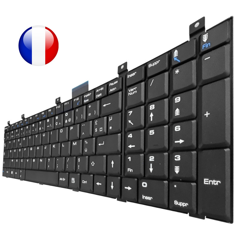 /!\Clavier FR pour MSI ER710 MS-171B EX600 EX610 EX630 VX600 - Original Français Azerty