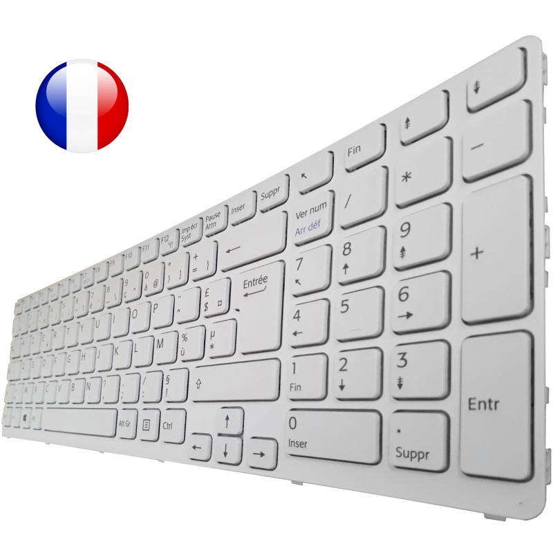 CLAVIER SONY Vaio SVE1713U1E SVE1713V1E SVE1713V1R ORIGINAL FRANCAIS AZERTY