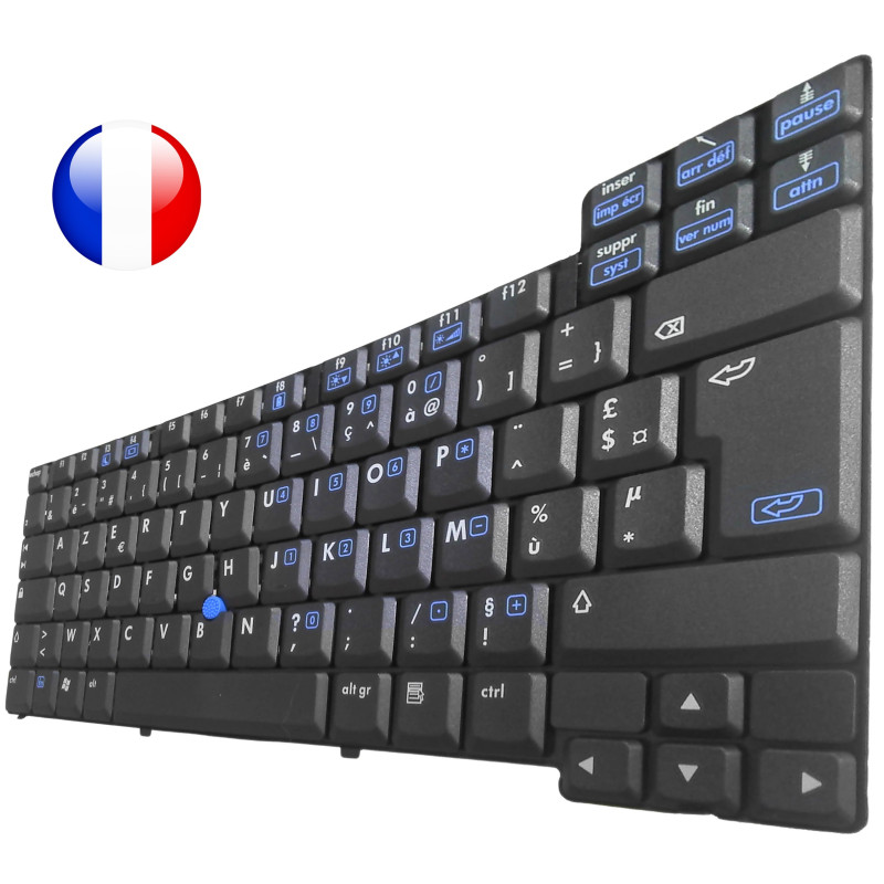 /!\Clavier HP COMPAQ - K031926N1 FR 6037A0093705 MP-03126F0D9301 Original Français Azerty