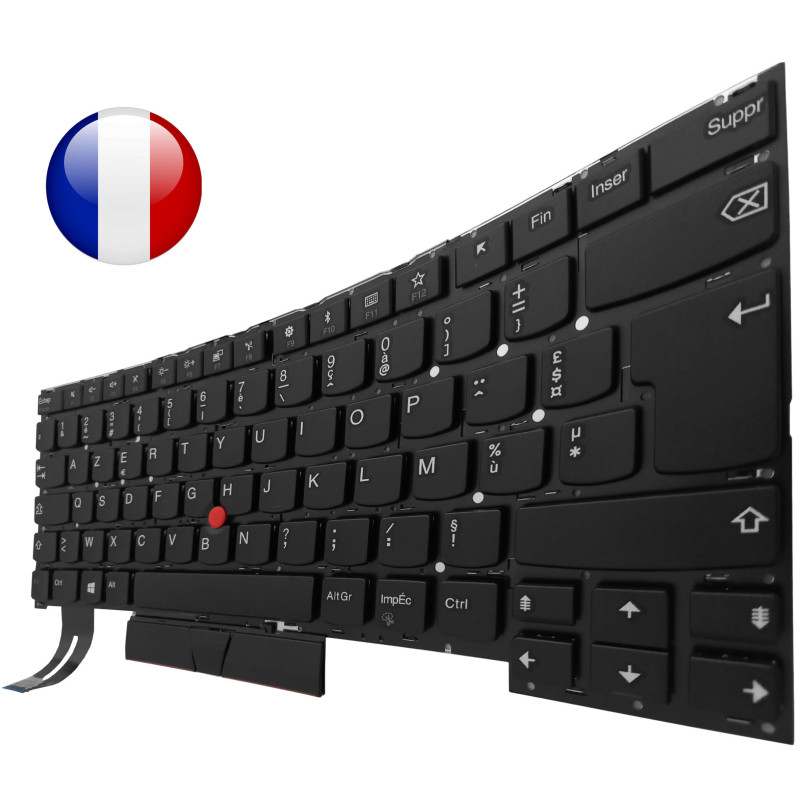 /!\Clavier FR pour LENOVO ThinkPad X1 Extreme Gen 2 type 20QV / 20QW - Original Français Azerty /!\Clavier FR pour LENOVO ThinkPad X1 Extreme Gen 2 type 20QV / 20QW - Original Français Azerty