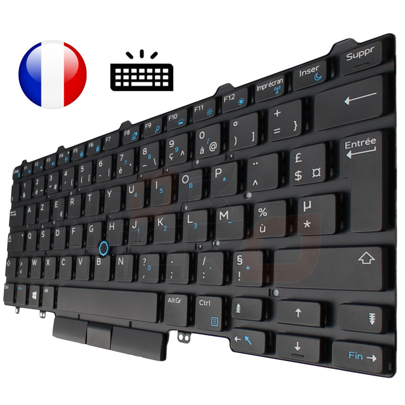Clavier FR pour DELL - V146925BK1 FR PK1313D2B13 - Original Français Azerty