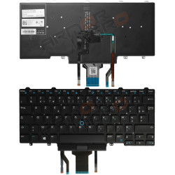Clavier FR pour DELL - V146925BK1 FR PK1313D2B13 - Original Français Azerty