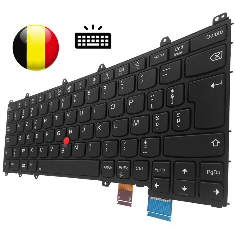 /!\Clavier LENOVO - 01HW621 SN20P38632 ST084 ST03-BE V152020EK1 BE PK1325T2A15 - Original Belge Azerty /!\Clavier LENOVO - 01HW621 SN20P38632 ST084 ST03-BE V152020EK1 BE PK1325T2A15 - Original Belge Azerty