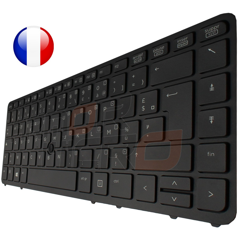 Clavier HP - NSK-CP1UV 9Z.N9JUV.10F 6037B0085705 Original Français Azerty