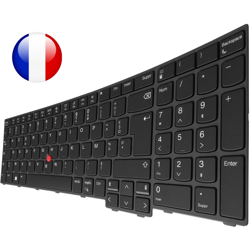 /!\Clavier FR pour LENOVO ThinkPad T16 Gen 2 (Type 21HH, 21HJ, 21K7, 21K8) - Original Français Azerty /!\Clavier FR pour LENOVO ThinkPad T16 Gen 2 (Type 21HH, 21HJ, 21K7, 21K8) - Original Français Azerty