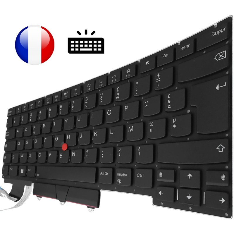 /!\Clavier FR pour LENOVO ThinkPad E14 Gen 1 20RA 20RB - Original Français Azerty /!\Clavier FR pour LENOVO ThinkPad E14 Gen 1 20RA 20RB - Original Français Azerty