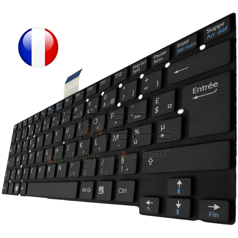 CLAVIER Sony Vaio SVT1312V1E SVT1312V1R SVT1312V9E ORIGINAL FRANCAIS AZERTY