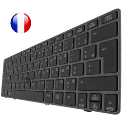 /!\Clavier FR pour HP EliteBook 2560p / 2570p - Cadre Inclus - Français Azerty
