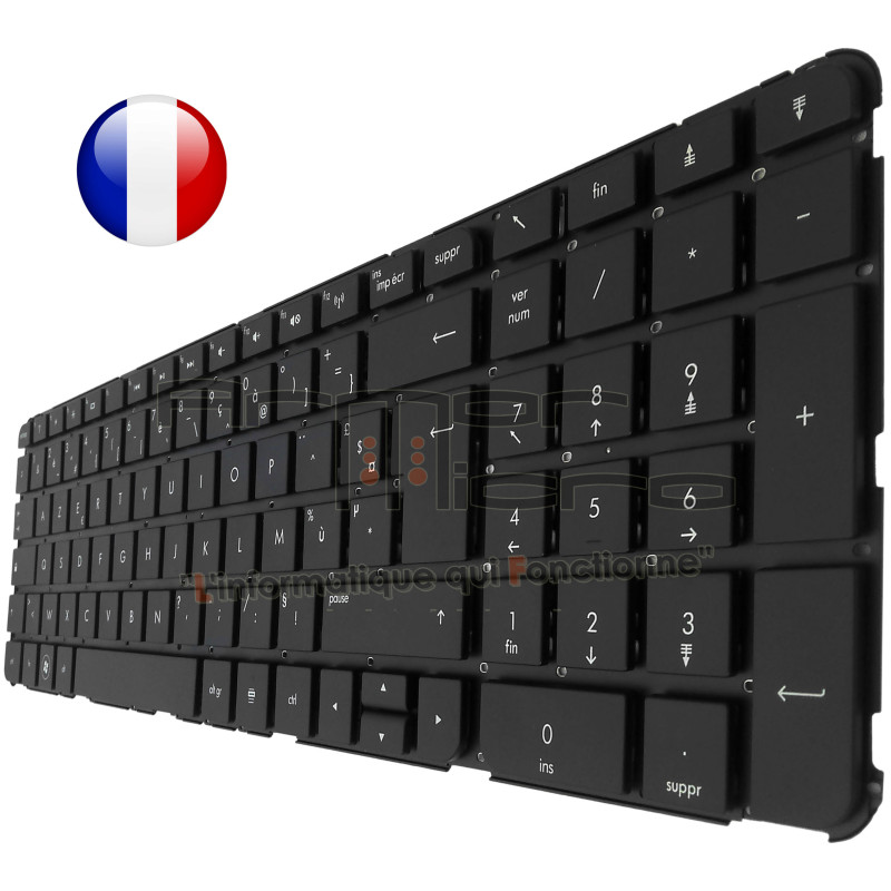 Clavier HP - 681980-051 MP-12B76F064421 Model MP12B7 Original Français Azerty