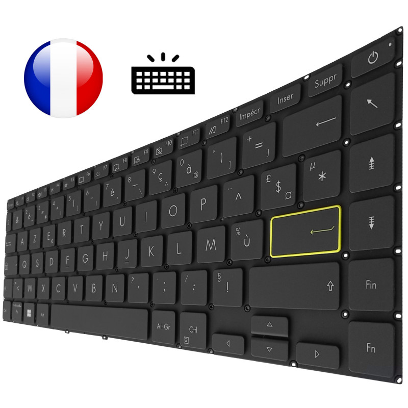 Clavier FR pour ASUS VivoBook S14 S435 S435E S435EA - Français Azerty Clavier FR pour ASUS VivoBook S14 S435 S435E S435EA - Français Azerty