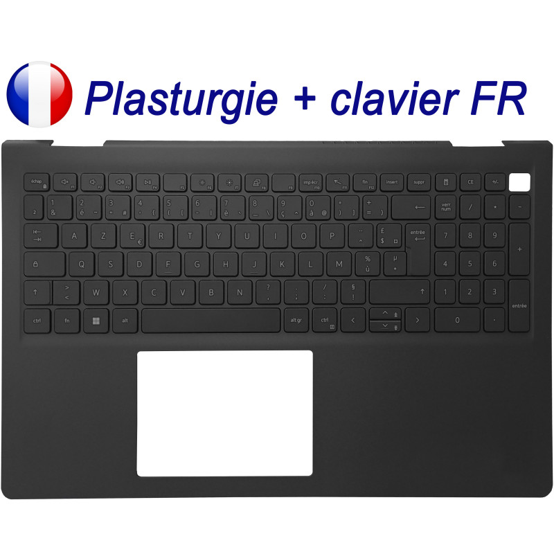 Clavier FR + Plasturgie pour DELL Inspiron 3510 3511 3515 3520 3525 - Original Français Azerty Clavier FR + Plasturgie pour DELL Inspiron 3510 3511 3515 3520 3525 - Original Français Azerty