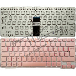 CLAVIER SONY VAIO SVE14A15FAP - ROSE ORIGINAL FRANCAIS AZERTY