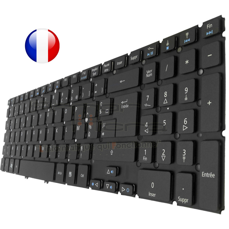 /!\Clavier ACER Aspire - AEZRPF01010 Model ZRP Original Français Azerty