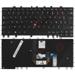 /!\Clavier LENOVO ThinkPad Yoga 20CD 20C0 - Backlit Original Français Azerty