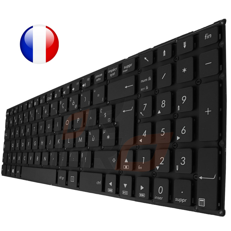 /!\Clavier ASUS F556 F556L F556LJ F556U F556UA F556UB - Noir Français Azerty