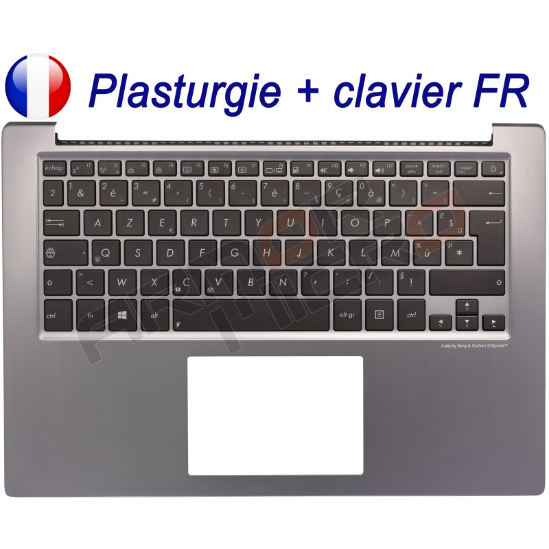 /!\Clavier FR + Plasturgie ASUS Zenbook U38D U38DT U38N Original Français Azerty /!\Clavier FR + Plasturgie ASUS Zenbook U38D U38DT U38N Original Français Azerty