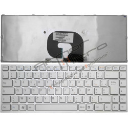CLAVIER SONY VAIO VPC-Y Série - VPCY -BLANC/ARGENT ORIGINAL FRANCAIS AZERTY