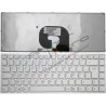 CLAVIER SONY VAIO VPC-Y Série - VPCY -BLANC/ARGENT ORIGINAL FRANCAIS AZERTY