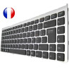 /!\Clavier SONY Vaio VGN-FW51ZF/H - Noir Cadre Original Français Azerty Argent