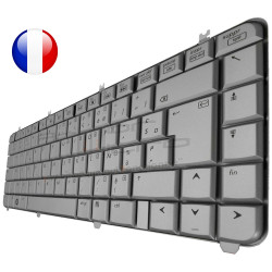CLAVIER HP Pavilion dv5-1005em dv5-1007ef - ORIGINAL FRANCAIS AZERTY ARGENT