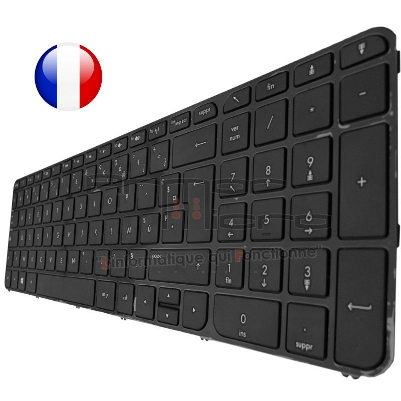 Clavier HP Pavilion 15-b Series - Cadre Inclus Original Français AZERTY