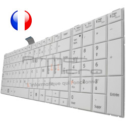 CLAVIER TOSHIBA SATELLITE - V130562BK1 REV:R1.0 FR ORIGINAL FRANCAIS AZERTY