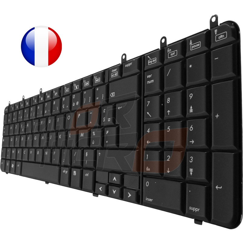 CLAVIER HP Pavilion dv7-1220ef dv7-1220em - Argent ORIGINAL FRANCAIS AZERTY