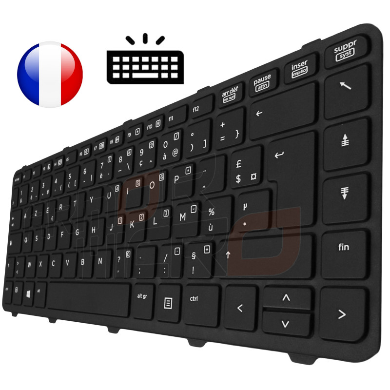 Clavier HP - NSK-CPBBV 9Z.N9JBV.B0F 6037B0108205 Original Français Azerty