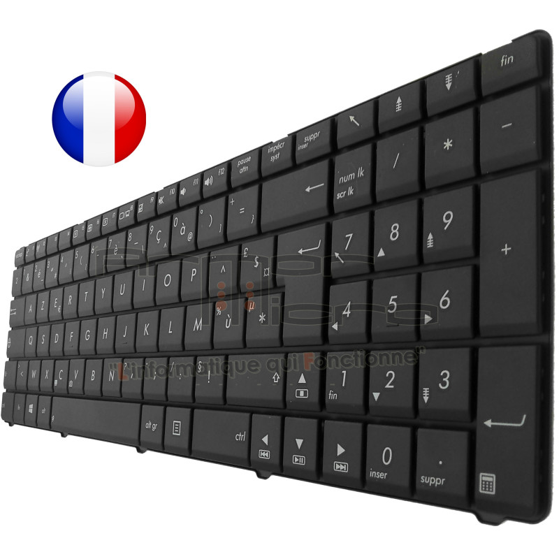 CLAVIER ASUS - 0KNB0-6221FR00 0KNB0-6231FR00 ORIGINAL FRANCAIS AZERTY
