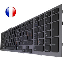 CLAVIER SONY VAIO VPCF13S8R VPCF13Z0E - Cadre noir ORIGINAL FRANCAIS AZERTY