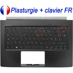 Clavier + Plasturgie Acer Aspire S13 S5-371 - Rétro-Éclairé Français Azerty