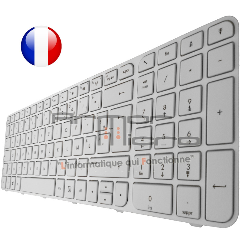 CLAVIER HP Pavilion G6-2100 G6-2200 G6-2300 BLANC ORIGINAL FRANCAIS AZERTY