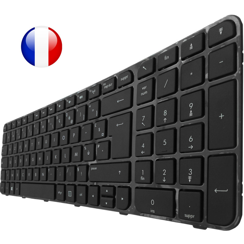 CLAVIER HP Pavilion MP-11N16F0-920 - CADRE INCLUS ORIGINAL FRANCAIS AZERTY