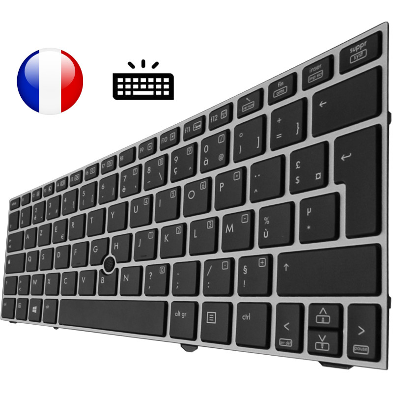 Clavier HP EliteBook 2170p Rétro-éclairage Original Français Azerty Clavier HP EliteBook 2170p Rétro-éclairage Original Français Azerty