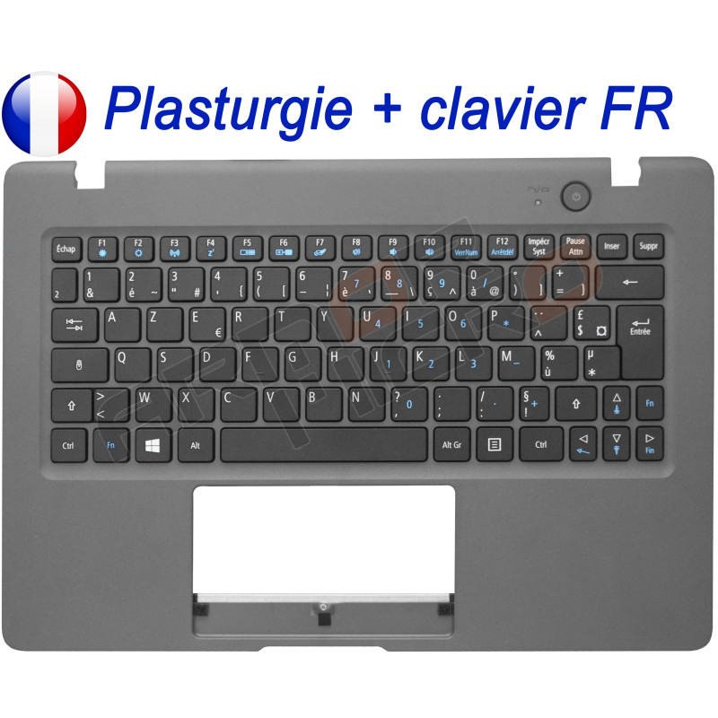 Clavier Plasturgie + Acer Aspire One Cloudbook 11 - AO1-131 Français Azerty