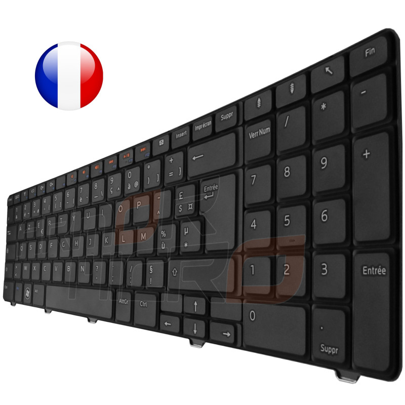 /!\Clavier DELL - 0T9CYY 9Z.N3E82.B0F NSK-DPB0F AEUM9F00010 OT9CYY - Original Français Azerty