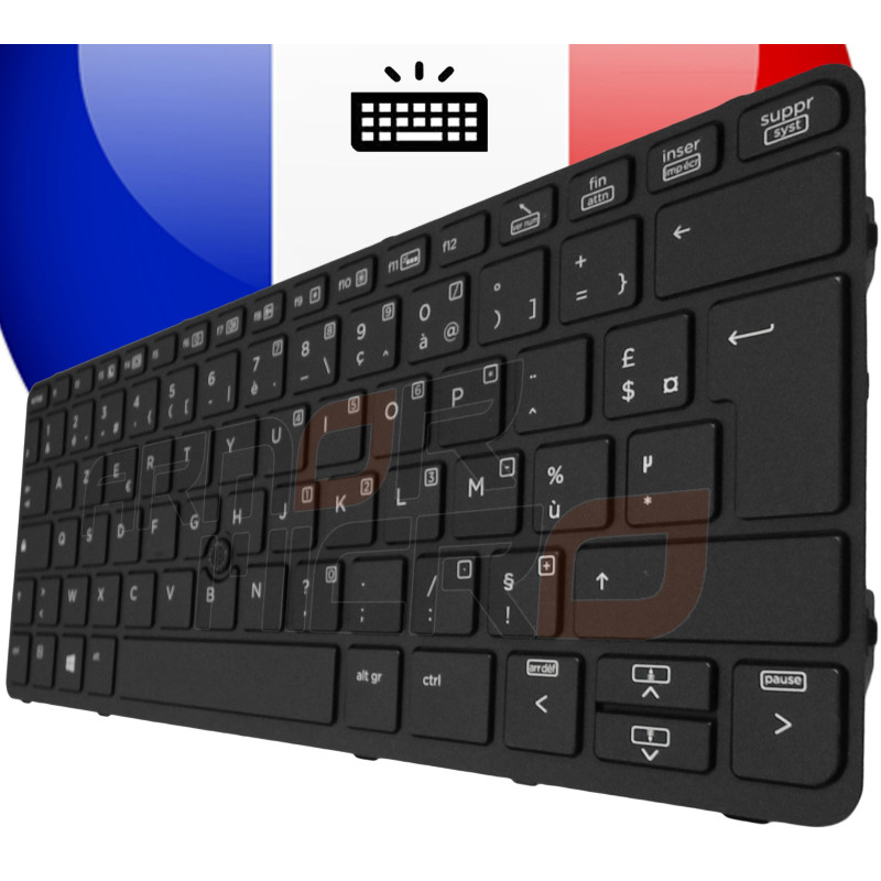 Clavier HP - NSK-CR1BV 9Z.N9WBV.10F 6037B0086605 Original Français Azerty