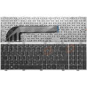 Clavier HP - KB 9ZN6MSW30F NSK-CC3SW 0F CX1680 Cadre  Français Azerty