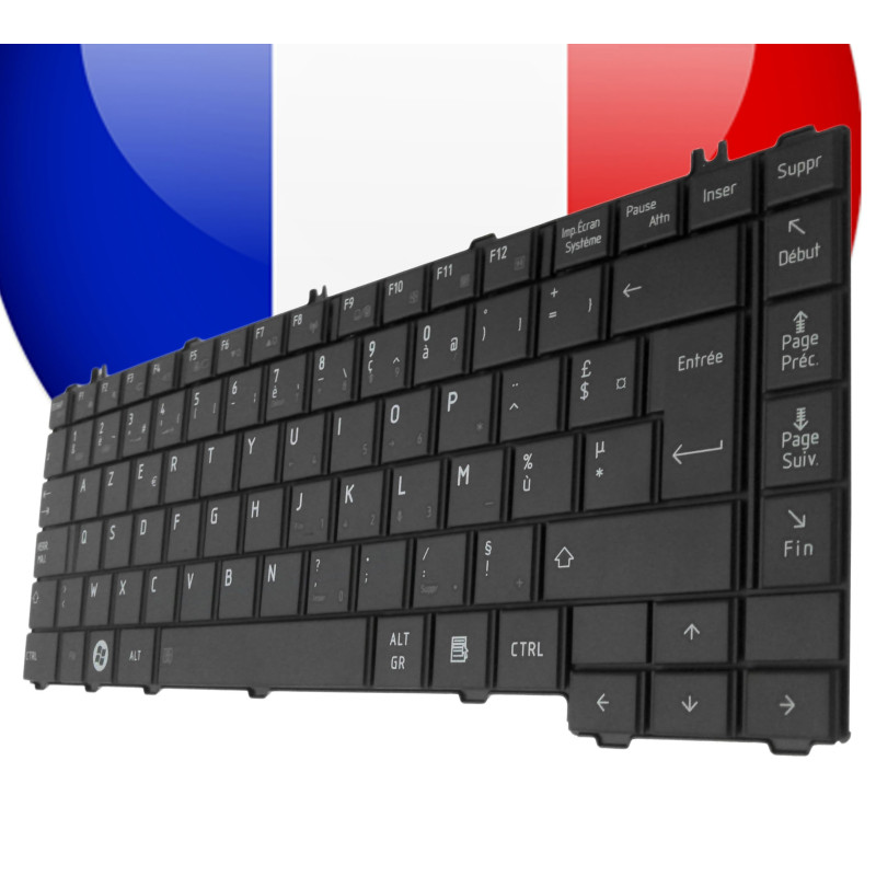 /!\Clavier TOSHIBA Satellite V000240850 - Noir Original Français Azerty