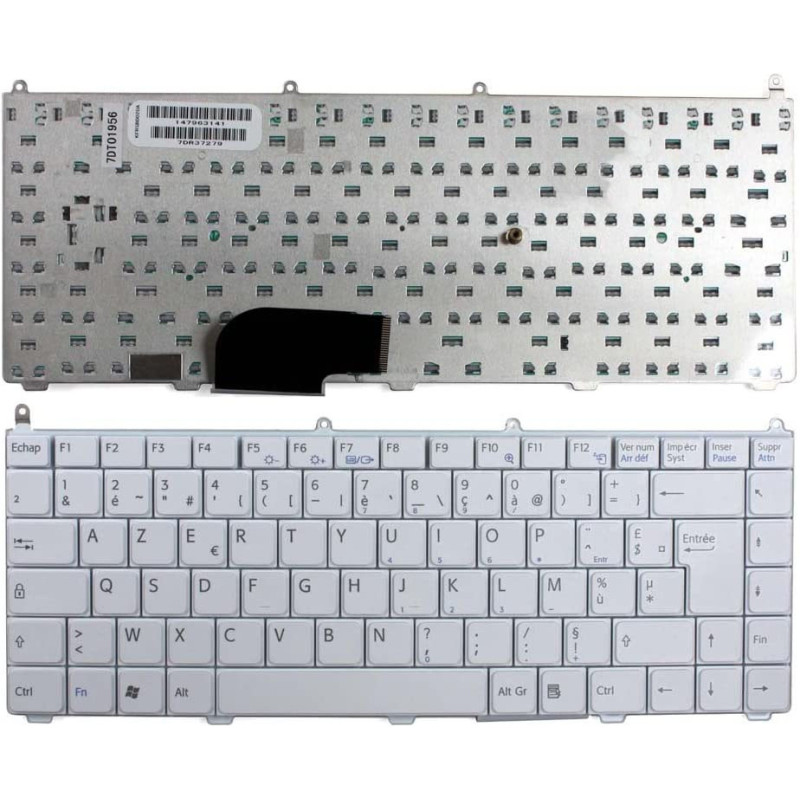 Clavier SONY Vaio VGN-FE - VGNFE - Blanc - Original Français Azerty