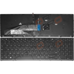 /!\Clavier HP ZBook 15 G3 / 17 G3 - Rétro-Éclairé Original Français Azerty