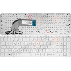 Clavier HP - 9Z.N9HPQ.20F 2B-06907Q111 AER65F00220 NSK-CN6PQ 0F Français Azerty