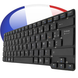 CLAVIER SONY VAIO VPCCW1E8R/WU VPCCW1S1E/B - NOIR ORIGINAL FRANCAIS AZERTY